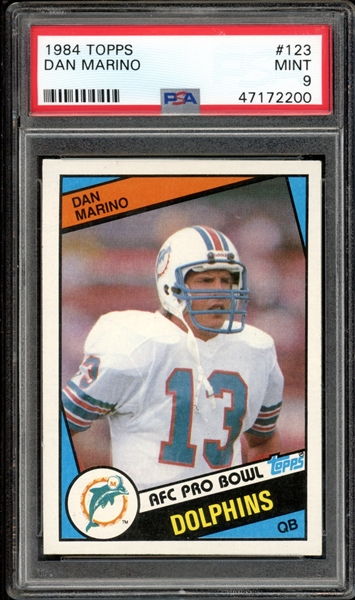 1984 Topps #123 Dan Marino PSA 9 MINT