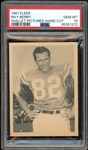 1961 Fleer Ray Berry Wallet Pictures- Hand Cut PSA 10 GEM MINT 1/1