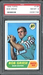 1968 Topps #196 Bob Griese PSA 8 NM-MT