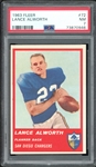 1963 Fleer #72 Lance Alworth PSA 7 NM