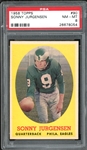 1958 Topps #90 Sonny Jurgensen PSA 8 NM-MT