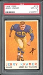 1959 Topps #116 Jerry Kramer PSA 8 NM-MT