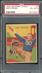 1935 National Chicle #7 Ken Strong PSA 4 VG-EX