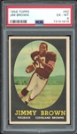 1958 Topps #62 Jim Brown PSA 6 EX-MT