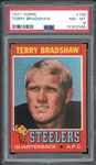 1971 Topps #156 Terry Bradshaw PSA 8 NM-MT