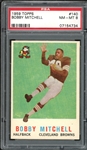 1959 Topps #140 Bobby Mitchell PSA 8 NM-MT