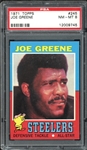 1971 Topps #245 Joe Greene PSA 8 NM-MT