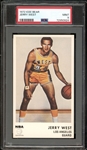 1972 Icee Bear Jerry West PSA 9 MINT