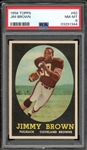 1958 Topps #62 Jim Brown PSA 8 NM-MT