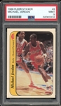 1986 Fleer Sticker #8 Michael Jordan PSA 9 MINT