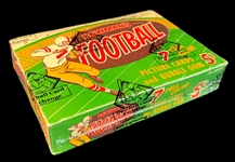 1954 Bowman Football Unopened 5 Cent Wax Box BBCE Authenticated 