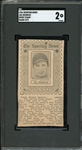 1936 Sporting News Joe Medwick Sport Stamp (Hand Cut) SGC 2 GD