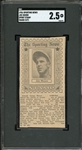 1936 Sporting News Joe Moore Sport Stamp (Hand Cut) SGC 2.5 GD+