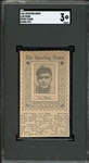 1936 Sporting News Lew Riggs Sport Stamp (Hand Cut) SGC 3 VG