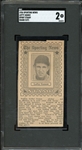 1936 Sporting News Lefty Gomez Sport Stamp (Hand Cut) SGC 2 GD