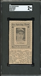 1936 Sporting News Joe DiMaggio Sport Stamp (Hand Cut) SGC 2 GD