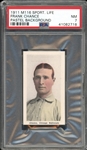 1911 M116 Sporting Life Frank Chance Pastel Background PSA 7 NM