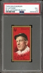 1911 T205 Gold Border A. Latham W.A. Latham On Back PSA 5.5 EX+