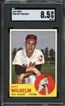 1963 Topps #108 Hoyt Wilhelm SGC 8.5 NM-MT+