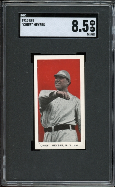 1910 E98 "Chief" Meyers SGC 8.5 NM-MT+