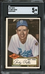 1952 Topps #1 Andy Pafko Black Back SGC 5 EX