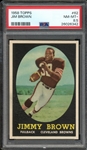 1958 Topps #62 Jim Brown PSA 8.5 NM-MT+