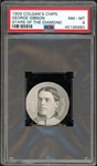 1909 Colgans Chips George Gibson Stars of the Diamond PSA 8 NM-MT