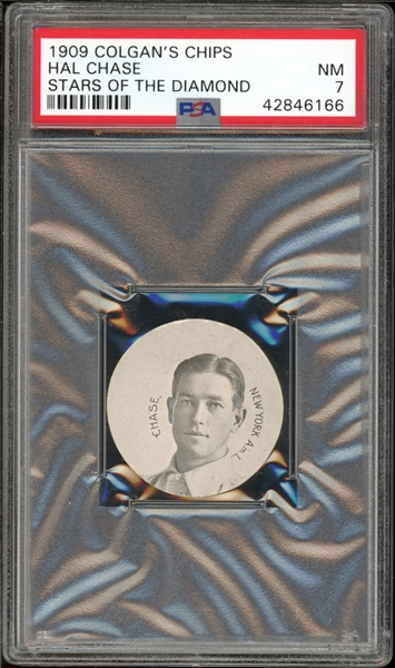 1909 Colgans Chips Hal Chase Stars of the Diamond PSA 7 NM