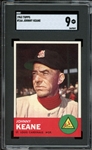 1963 Topps #166 Johnny Keane SGC 9 MT