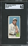 1909-11 Old Mill Cigarettes T206 Larry Doyle With Bat SGC 6 EX-NM