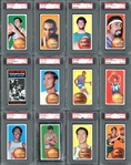 1970 Topps Basketball Complete Set All PSA Graded with 8.077 GPA