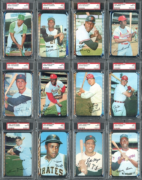 1970 Topps Super High Grade Complete Set All PSA Graded with 9.022 GPA