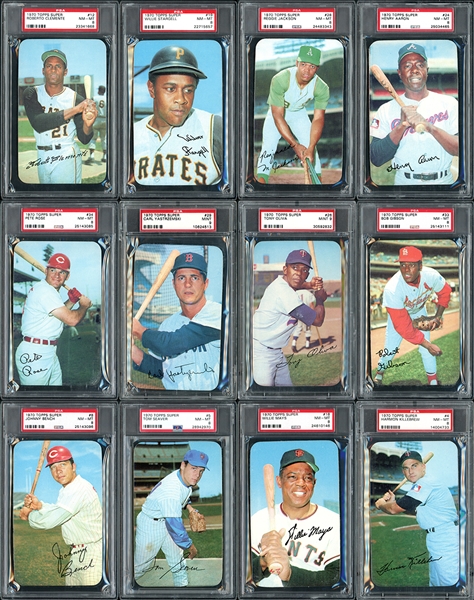 1970 Topps Super Complete Set All PSA Graded with 8.108 GPA