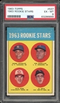 1963 Topps #537 1963 Rookie Stars Pete Rose PSA 6 EX-MT