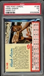 1962 Post Cereal Hand Cut #149 Hank Aaron PSA 5 EX