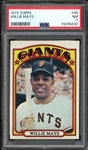 1972 Topps #49 Willie Mays PSA 7 NM