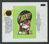 Scarce 1965 Topps Hockey Wrapper