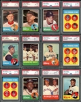 1963 Topps Complete Master Set All PSA Graded with an 8.092 GPA