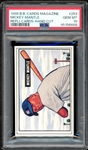 1988 Baseball Cards Magazine 1951 Bowman Mickey Mantle Replica PSA 10 GEM MINT POP 3