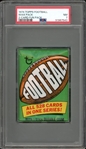 1974 Topps Football Wax Pack 2-Card Fun Pack PSA 7 NM