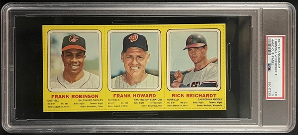 1970 Transogram F. Robinson, F. Howard & R. Reichardt Hand Cut Panel PSA 5 EX