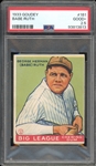 1933 Goudey #181 Babe Ruth PSA 2.5 GD+