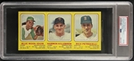 1970 Transogram B. Odom, H. Killebrew & R. Petrocelli Hand Cut Panel PSA 4 VG-EX