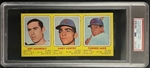 1970 Transogram Mets A. Shamsky, G. Gentry & T. Agee Hand Cut Panel PSA 4 VG-EX