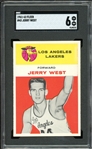 1961-62 Fleer #43 Jerry West SGC 6 EX-NM