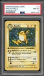 1999 Pokemon 1st Edition #14 Raichu Holo PSA 8 NM-MT