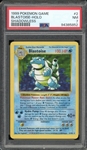 1999 Pokemon Shadowless #2 Blastoise Holo PSA 7 NM