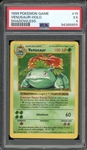 1999 Pokemon #15 Venusaur Shadowless Holo PSA 5 EX