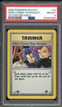 2000 Pokemon Rocket 1st Edition #15 Here Comes Team Rocket! Holo PSA 8 NM-MT