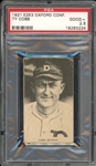 1921 E253 Oxford Confectionary Co. Ty Cobb PSA 2 GD